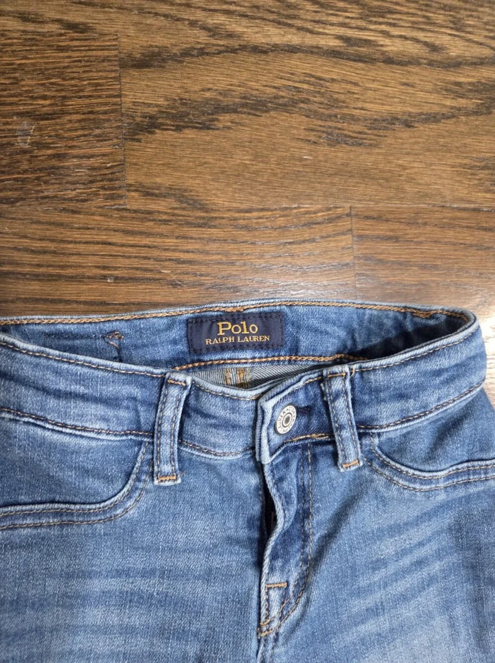 Ralph Lauren Kids Slim Blue Stretch Jeans Sz.4